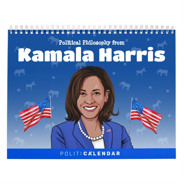 Kamala Harris politiska Philosophy Calendar Kalender (Omslag)