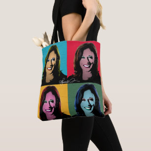 Kamala Harris Pop Art Painting Tygkasse