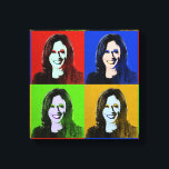 Kamala Harris Pop Art (röd, blå, Grönt, Gult) Canvastryck<br><div class="desc">Politiska konst och politiska gåvor från PolitiClothes.com & PolitiCardz.com Hitta de mest unika valen och politiska gåvor, inklusive: politiska T-shirts, politiska stöttepar, politiska knappar, politiska knappar, politiska Poster, politiska Stift, politiska kort, politiska Mugg, politiska Poster, politiska signaturer och mycket mer! Politiska konst och konst: http://www.PolitiClothes.com Politiska kort och gåvor: http://www.PolitiCardz.com...</div>