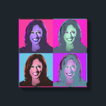 Kamala Harris Pop Art (Rosa, Magenta, blått, Lila) Canvastryck<br><div class="desc">Politiska konst och politiska gåvor från PolitiClothes.com & PolitiCardz.com Hitta de mest unika valen och politiska gåvor, inklusive: politiska T-shirts, politiska stöttepar, politiska knappar, politiska knappar, politiska Poster, politiska Stift, politiska kort, politiska Mugg, politiska Poster, politiska signaturer och mycket mer! Politiska konst och konst: http://www.PolitiClothes.com Politiska kort och gåvor: http://www.PolitiCardz.com...</div>