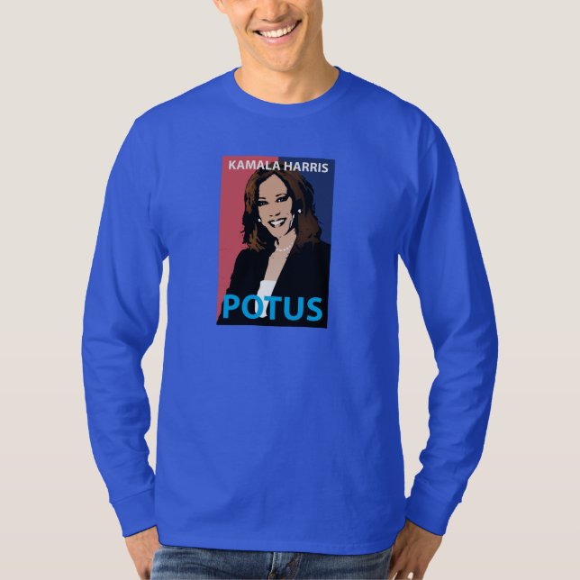 Kamala Harris ’Potus’ T-Shirt (Framsida)