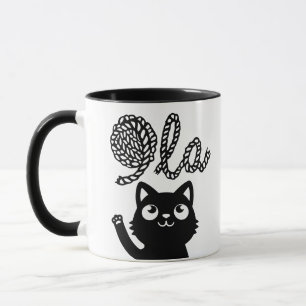 Kamala Harris President 2024 Comma La Cat and Yarn Mugg