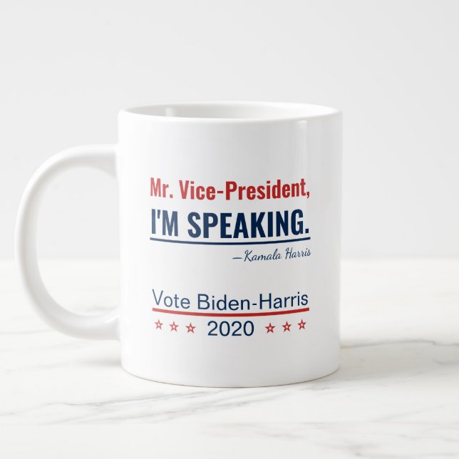 Kamala Harris President 2024 Jumbo Mugg (Vänster)