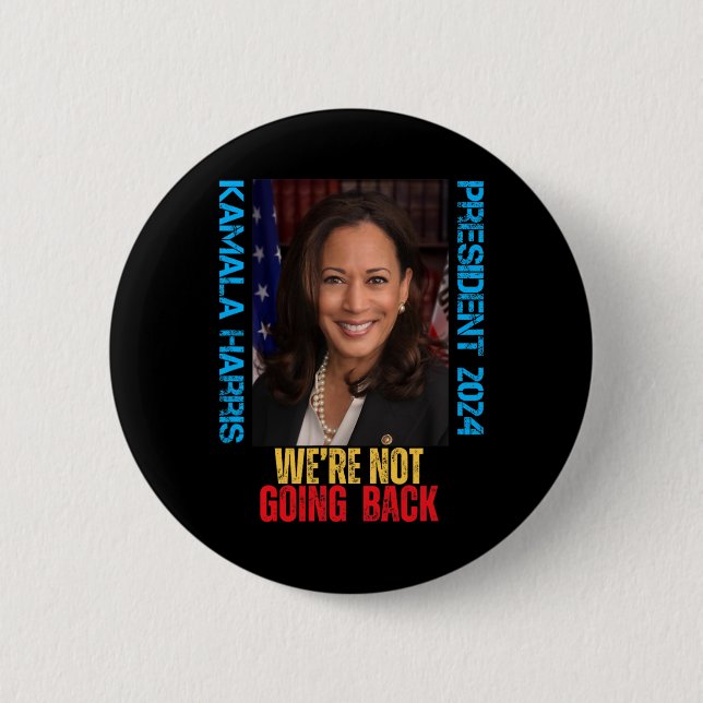 Kamala Harris President 2024. Knapp (Framsida)