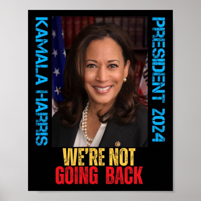 Kamala Harris President 2024. Poster (Framsidan)