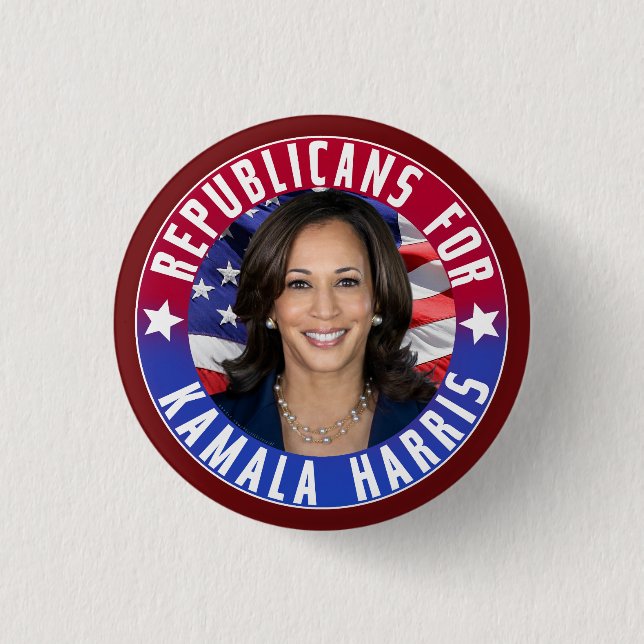 Kamala Harris president Photo 2024 Knapp (Framsida)