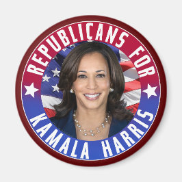Kamala Harris president Photo 2024 Magnet