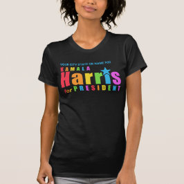 Kamala Harris Pride 2024 Anpassningsbar Feminist T Shirt