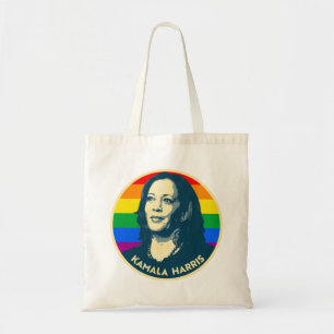 KAMALA HARRIS PRIDE BADGE TYGKASSE