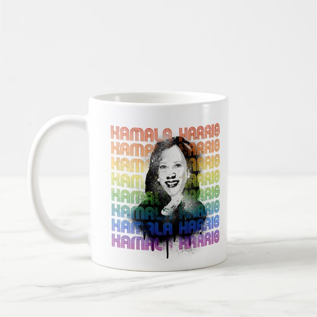 Kamala Harris Pride Kaffemugg (Vänster)
