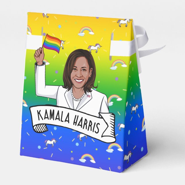 Kamala Harris Pride Presentaskar (Baksidan Sidan)