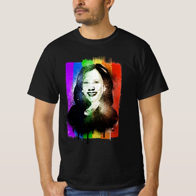 Kamala Harris Pride T-Shirt (Framsida)