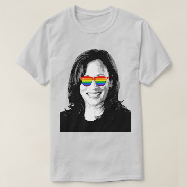 Kamala Harris Pride T Shirt (Design framsida)