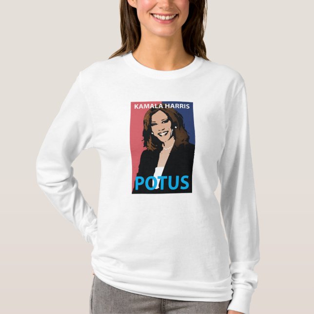 Kamala Harris "PUTUS" T-Shirt (Framsida)