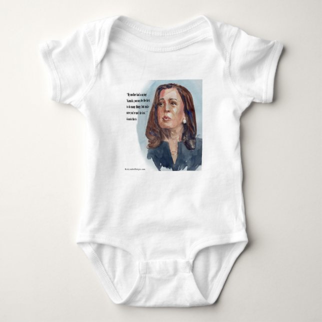 Kamala Harris & Quote T Shirt (Framsida)