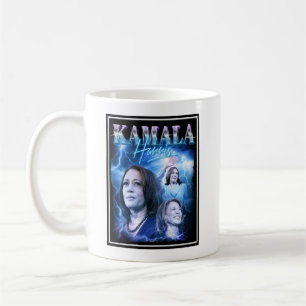 Kamala Harris Retro 90s Stil Kaffemugg