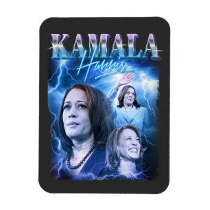 Kamala Harris Retro 90s Stil Magnet