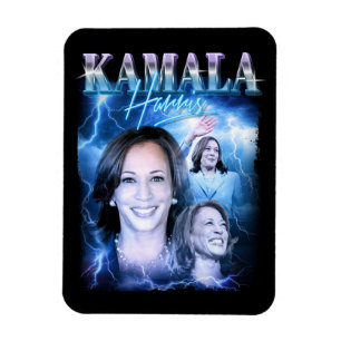 Kamala Harris Retro 90s Stil Magnet