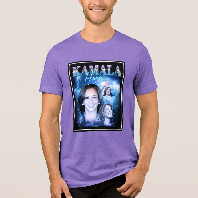 Kamala Harris Retro 90s Stil T Shirt (Framsida)