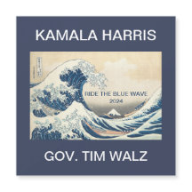 KAMALA HARRIS RIDE THE BLUE WAVE 2024