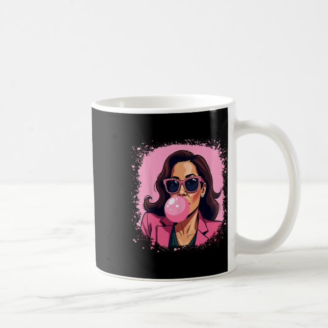 Kamala Harris Rosa Bubble Gum Kaffemugg (Höger)