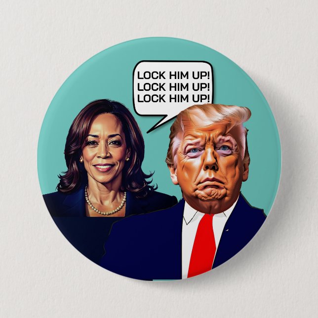 Kamala Harris Says Lock Trump Knapp (Framsida)