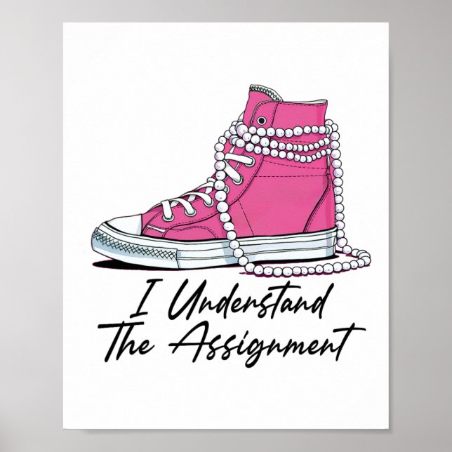 Kamala Harris Shoes och Pearl jag förstår Poster (Framsidan)