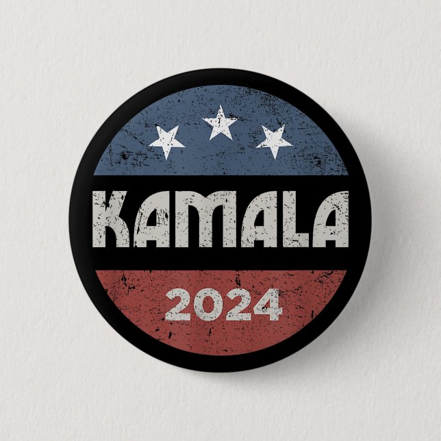 Kamala Harris som president 2024  Knapp (Framsida)