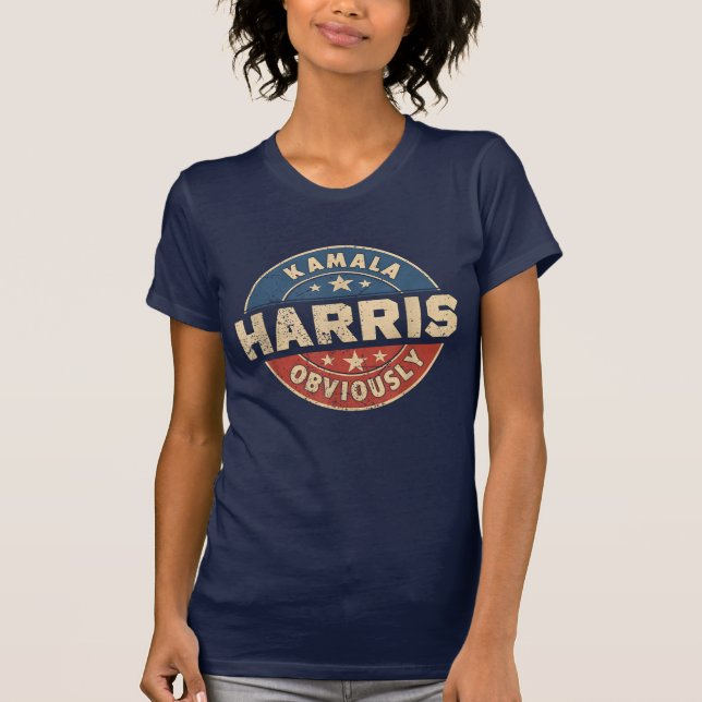 Kamala Harris som president 2024 Självklart T Shirt (Framsida)