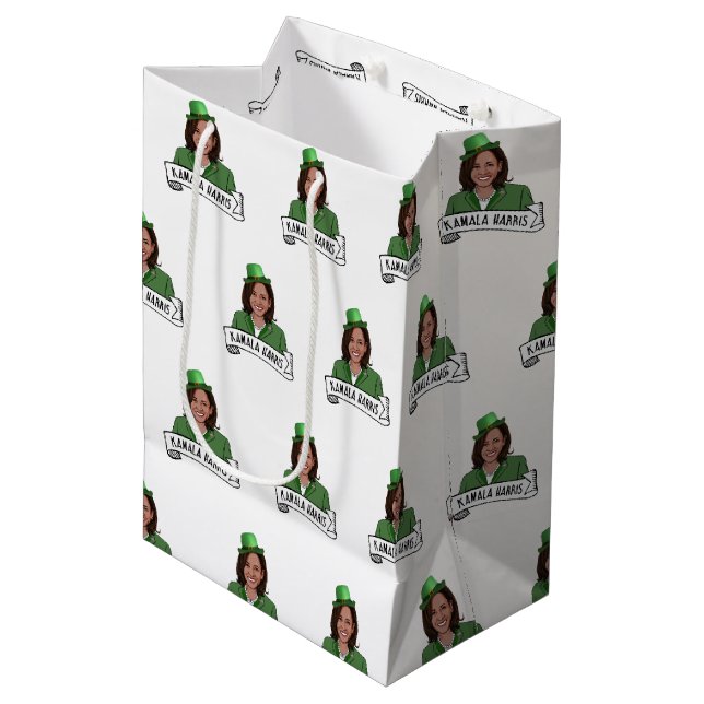 Kamala Harris St. Patrick's Day (Framsidan Vinklad)