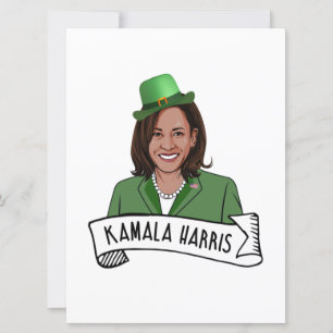 Kamala Harris St. Patrick's Day Kort