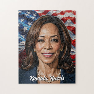 Kamala Harris Stars och stripes Pussel