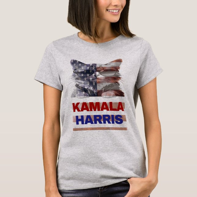 Kamala Harris. T Shirt (Framsida)