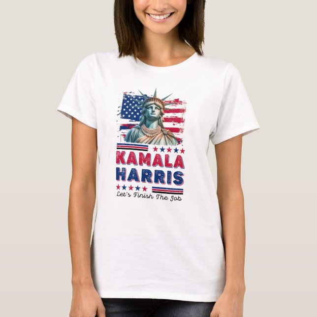 Kamala Harris T Shirt (Framsida)