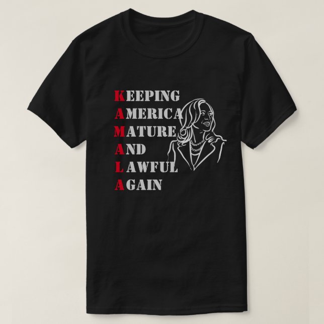 Kamala Harris T-Shirt (Design framsida)
