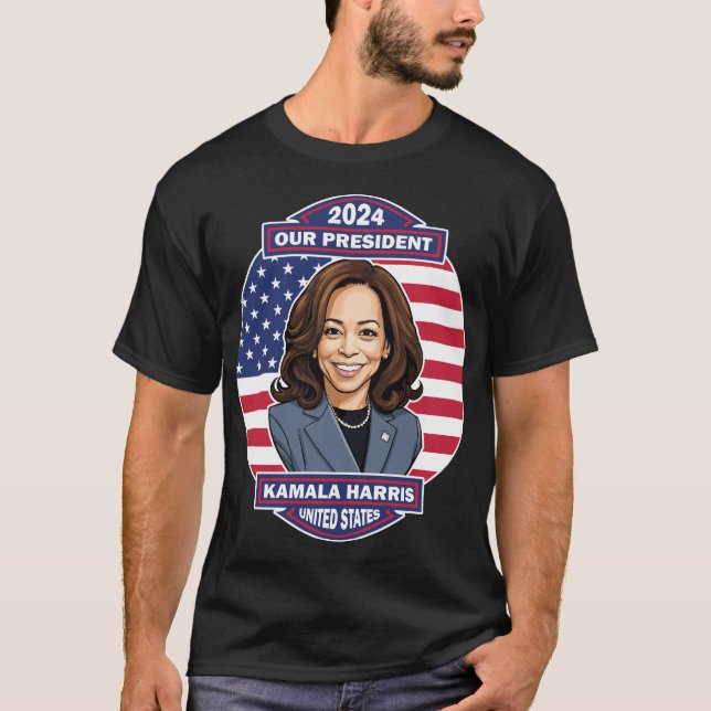 Kamala Harris T shirt,Kamala Shirt T Shirt (Framsida)