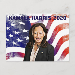 Kamala Harris till president 2020 Vykort