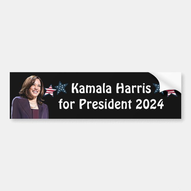 Kamala Harris till president 2024 Bildekal (Framsidan)