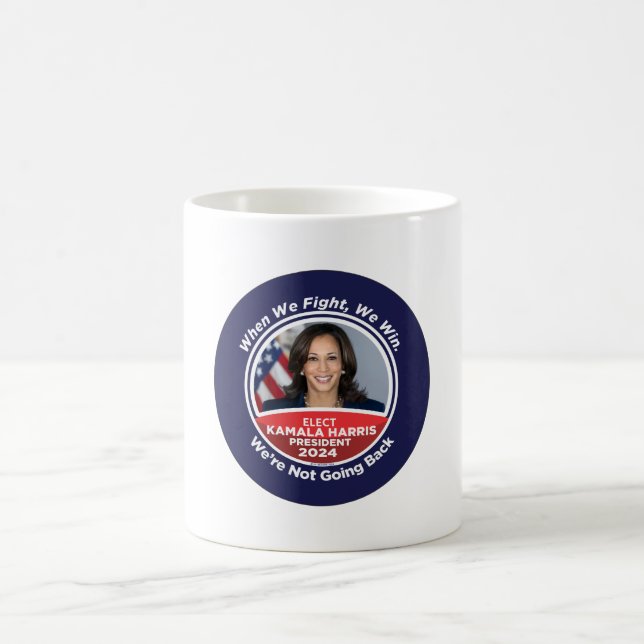 Kamala Harris till president 2024 Kaffemugg (Center)