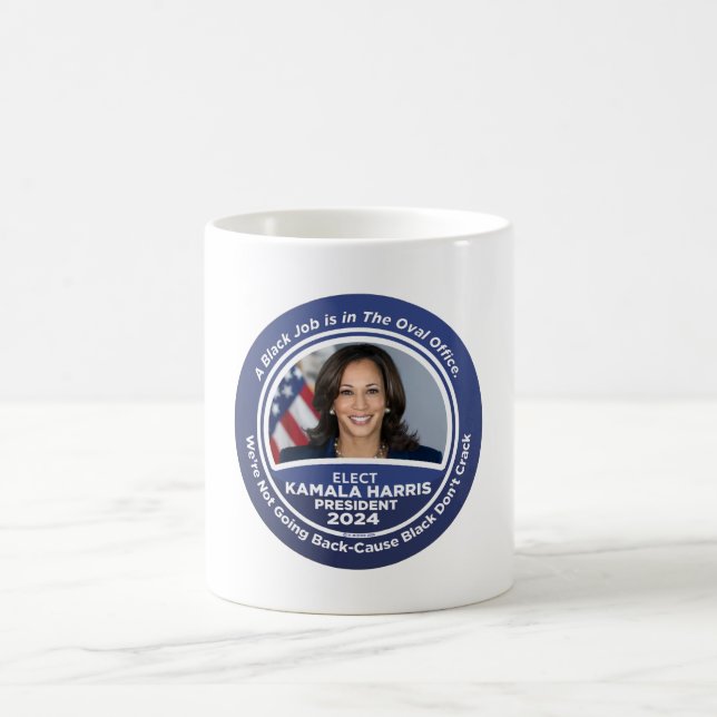 Kamala Harris till president 2024 Kaffemugg (Center)