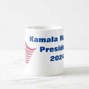 Kamala Harris till president 2024 Kaffemugg