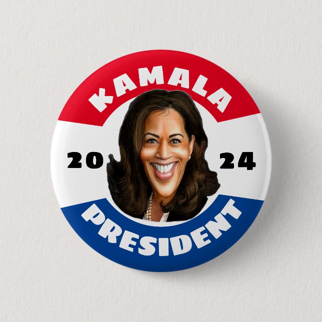 Kamala Harris till president 2024 Knapp (Framsida)
