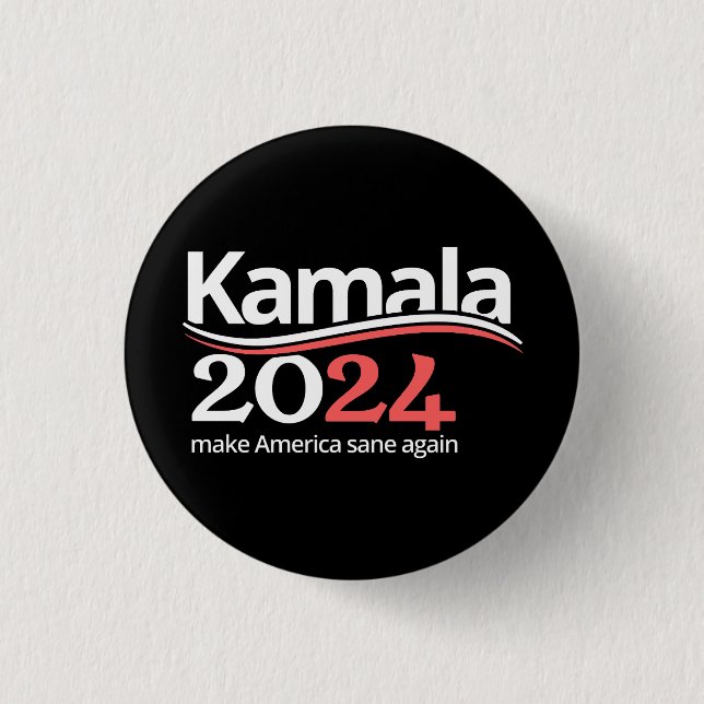 Kamala Harris till president 2024 Knapp (Framsida)