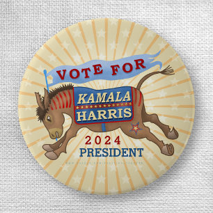 Kamala Harris till president 2024 Knapp