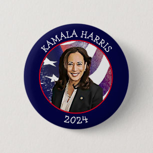 Kamala Harris till president 2024 Knapp