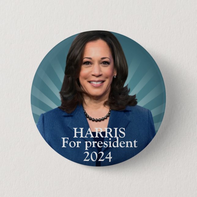 Kamala harris till president 2024 Kvinnor Knapp (Framsida)