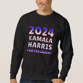 Kamala Harris till president 2024 Lång Ärmad Tröja