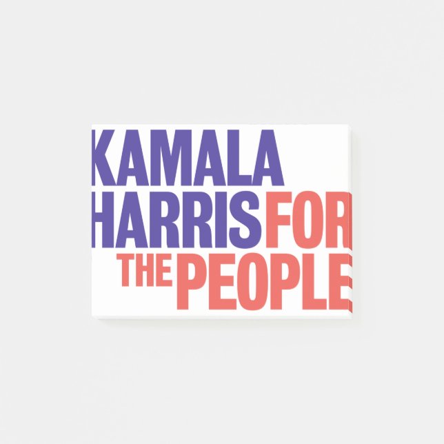 Kamala Harris till president 2024 Post-it Block (Framsida)