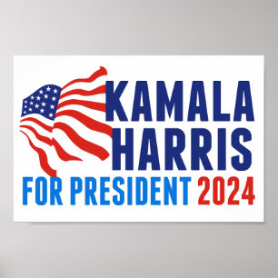 Kamala Harris till president 2024 Poster