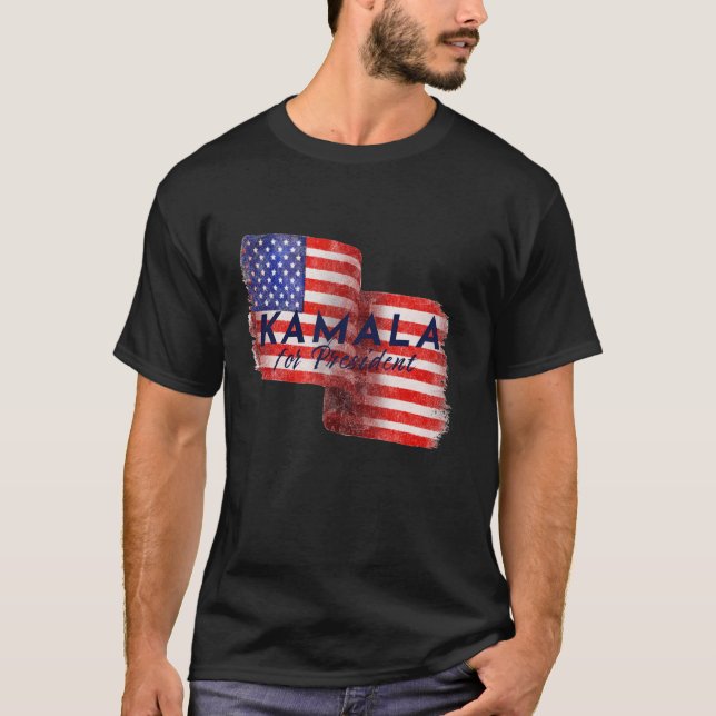 Kamala Harris till president 2024, Vice talman T Shirt (Framsida)